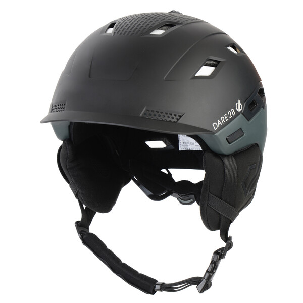 Adult's black ski helmet 